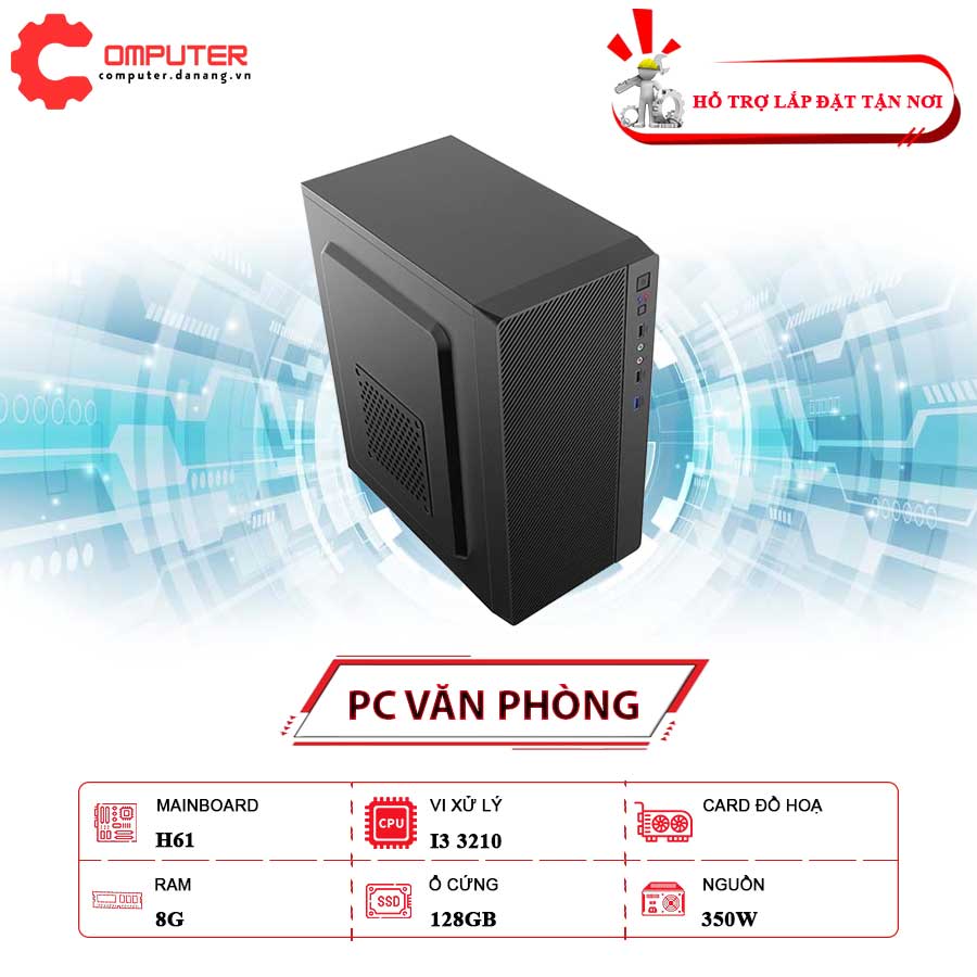 Pc-dnc-van-phong-psu-350-i3-3210-main-h61-ram-8gb-ssd-128gb